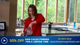 How to Make Best Hot Chocolate Using Pure Raw Organic Cacao Powder  Best Dark Chocolate Recipes [upl. by Jenine]