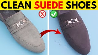 How to Clean Suede Shoes at Home Using Vinegar and Baking Soda  House Keeper [upl. by Ailegave470]