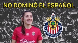 🚨Así habló el refuerzo de Chivas Femenil  Bianca da su primera entrevista como jugadora de Chivas [upl. by Loughlin]