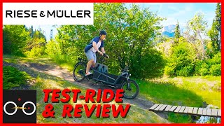 Unleashing the Powerhouse Riese and Muller Load 75 Full Suspension Cargo Bike  Review  Test Ride [upl. by Annoled]