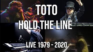 Toto  Hold The Line Live Throughout The Years 19792020 [upl. by Neibart]