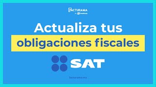 Cómo actualizar tus obligaciones fiscales ante el SAT [upl. by Xena]