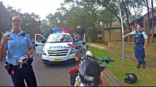 Motorbike Argues With Australian Police Uncut [upl. by Engenia]