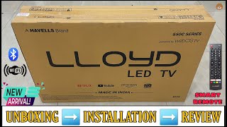 LLOYD 32HS550C 2022  32 inch Hd Webos Smart Led Tv Unboxing And Review  Budget Smart Tv in 2022 [upl. by Halsey]