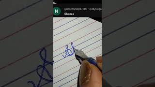 How to write the alphabet AtoZ in cursive writingHandwriting practice cursivehandwriting our name [upl. by Mudenihc]