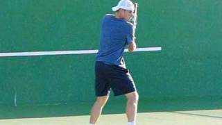 Andy Roddick  Backhands in Slow Motion [upl. by Karney781]