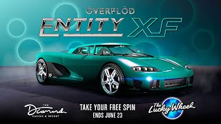 GTA Online • Win the Overflod Entity XF on the lucky wheel in the Diamond Casino • Lucky spin [upl. by Aharon]