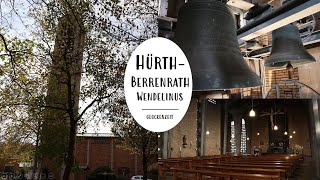 HürthBerrenrath BM Die fünf Glocken der katholischen Pfarrkirche Sankt Wendelinus Turmaufnahme [upl. by Huda]