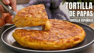 Tortilla de papas la receta de tortilla Española que mas gusta en casa para desayunar fácil y rica [upl. by Belamy785]