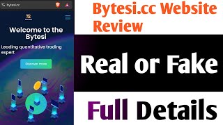 Bytesicc Real or Fake  Bytesicc Review  Bytesicc Withdrawal  Scam or Legit  Crypto Trading [upl. by Eudora]