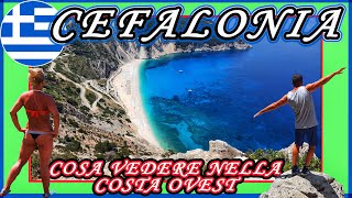 CEFALONIA cosa vedere nella costa OVEST fra SPIAGGE e PAESINI Vlog Ita Drone Grecia Ep 13 [upl. by Enyamart]