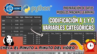 🤖 🐍 OneHotEncoder Convertir variables categóricas a 1 y 0  Featureengine  ¡Automático  Python [upl. by Ttej]