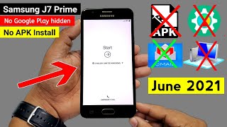 Samsung J7 Prime Google AccountFRP Bypass June 2021 Without PC 🔥🔥🔥 [upl. by Hernardo]