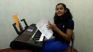 Trinity Exam Grade 1 Electronic Keyboard Digital Exam Video  performing Layna Mary Philip [upl. by Ilarin]