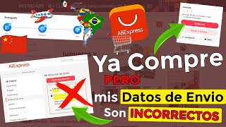 COLOQUE MAL mis DATOS en AliExpress y YA COMPRE ¿Qué hacer 💳📦 [upl. by Aramoj905]