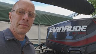 How to Winterizing Evinrude ETEC Outboard Engine  Winterize Boat Engine [upl. by Nalym]