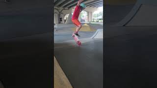 Nollie heel at riverside shorts skateboarding skatepark [upl. by Bobbe]