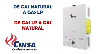 Cambio de espreas de gas a calentador CINSA CIN13 B [upl. by Wesle]