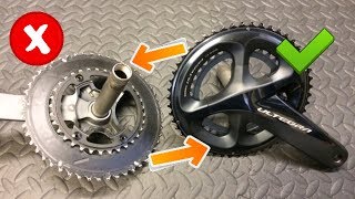 Ultegra R8000 Chainrings On 6800 Crank arms [upl. by Sophy]