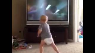 Baby ROCKY Training Montage with Added Music [upl. by Ern813]