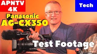 Panasonic AG CX350 Test Footage Auto Focus test [upl. by Eldwun]