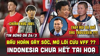 🔴 Tin bóng đá 263  Sát giờ Việt Nam vs Indonesia bầu Hoàn gây sốc HLV nội đá ghế ông Troussier [upl. by Pelag186]