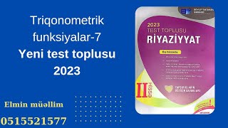 Triqonometrik funksiyalar7Test toplusu2023Əlaqə0515521577 [upl. by Dahsra]