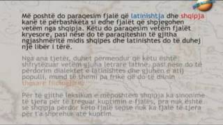 Latinishtja dhe Shqipja [upl. by Plossl]