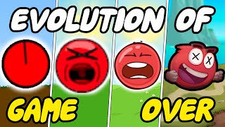 Evolution of Red Ball Deaths amp Game Over Screens 20082024 [upl. by Eicats]