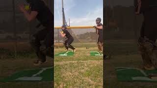 Softball Catchers Tdrill Session Building proper feel with footwork and body control [upl. by Onilecram]