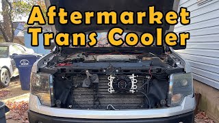 Installing Mishimoto Aftermarket Transmission Cooler [upl. by Ztnaj]