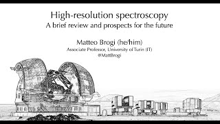 Observations Highresolution  Spectroscopy  Matteo Brogi University of Turin [upl. by Alaster511]