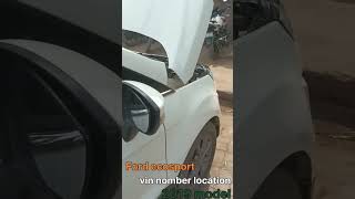 Ford  ecosport  vin chacihs nomber location [upl. by Itsyrc]