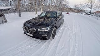 BMW X5 M50d G05  POV Test Drive in the Snow [upl. by Thad]