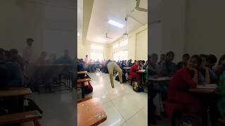 Flips In Classroom 😱 flips publicreaction college tranding youtubeshorts [upl. by Bashemeth]