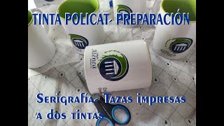 Preparación tinta policat Compartiendo mi experiencia [upl. by Areikahs]