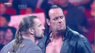 WWE Wrestlemania 27 The Undertaker vs Triple H Promo HQ [upl. by Vallonia]