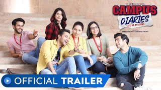 Campus Diaries  Official Trailer  Harsh Beniwal Saloni Gaur and Ritvik Sahore  MX Player [upl. by Homer726]