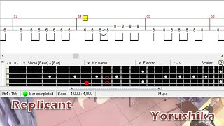 レプリカント  ヨルシカ  ベース TAB Replicant  Yorushika  Bass [upl. by Ecyla]