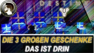 Destiny  Die 3 GROßEN Geschenke  Das ist drin  Rekordbuch Belohnung Der Anbruch  deutschHD [upl. by Hillery]