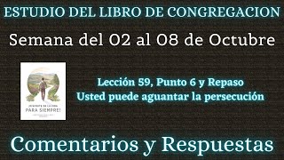 ESTUDIO DE LIBRO DE CONGREGACIÓN ✅ SEMANA DEL 02 AL 08 DE OCTUBRE [upl. by Stortz723]