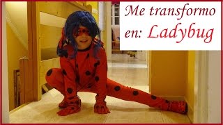 ME TRANSFORMO EN LADYBUG Y MIRA LOS RESULTADOS  MI DISFRAZ DE LADYBUG  PRODIGIOSA LADYBUG [upl. by Hansen]