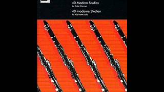 Slavonic Dance No 22 from James Rae40 Modern Studies for Solo Clarinet [upl. by Attelliw]