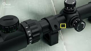 CVLIFE Scope 624x50 AOE Red and Green Illuminated Gun Scope Optics with 20mm Mount [upl. by Evin]