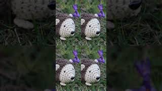 Crochet hedgehog free crochet video pattern crochet amigurumi [upl. by Aicak]