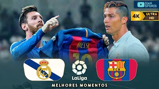 O DUELO HISTÓRICO DE MESSI VS CR7 QUE CALOU A TODOS NO SANTIAGO BERNABÉU [upl. by Aara260]