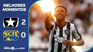 BOTAFOGO 2 x 0 SAMPAIO CORRÊA  MELHORES MOMENTOS  CARIOCA BETNACIONAL 2024 [upl. by Okiron]