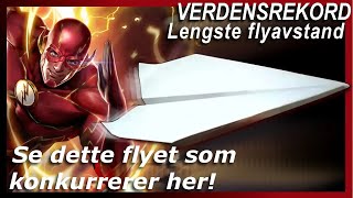 ✈️⚡Hvordan lage det raskeste papirflyet i verden ⚡Verdensrekord for lengste distanse ✈️⚡ [upl. by Lyrpa]