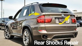 2009 BMW X5 rear door shocks replacement and repairs 2007 2008 and later model BMW X5 [upl. by Naujed]