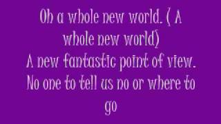 A Whole New World Nick and Jessica Lyrics [upl. by Johiah]